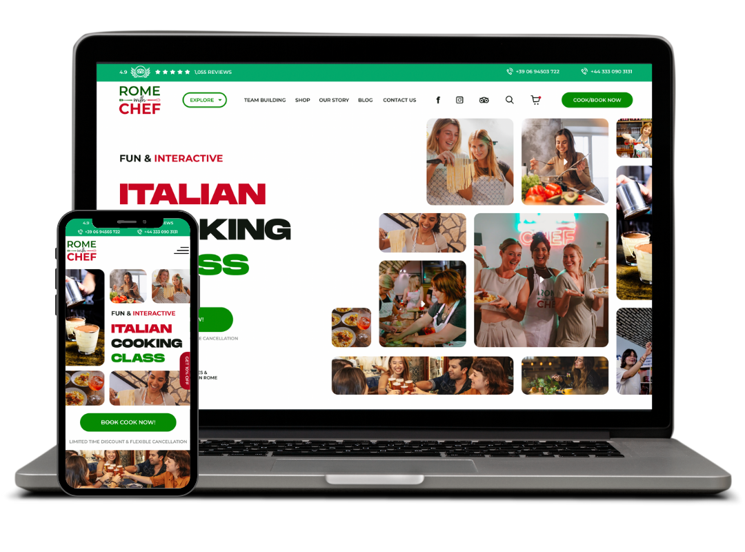 Rome With Chef Website